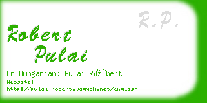 robert pulai business card